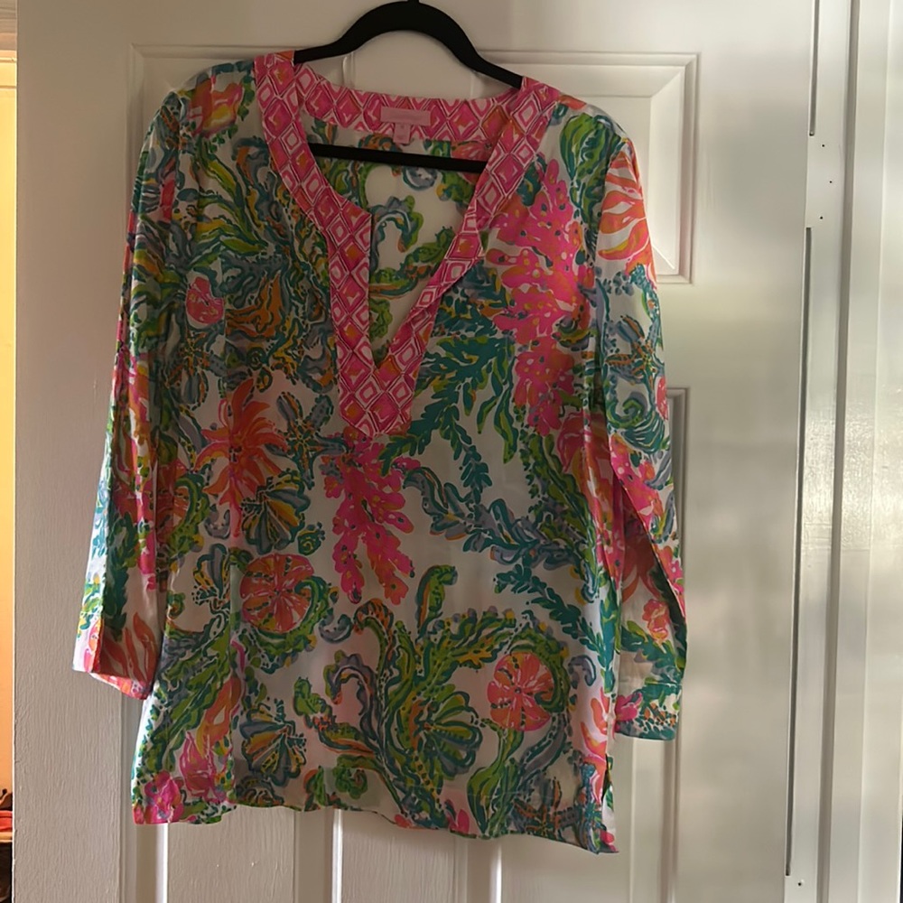 Lily Pulitzer Quarter Sleeve Top